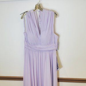 V neck tie back by MoriLee